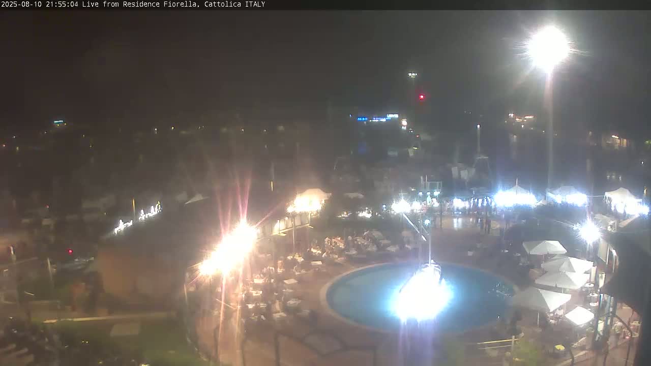 Cattolica Piazza del Porto Square & Yatch Club Marina of Cattolica Live Cam - Rimini, Emilia-Romagna, Italy 