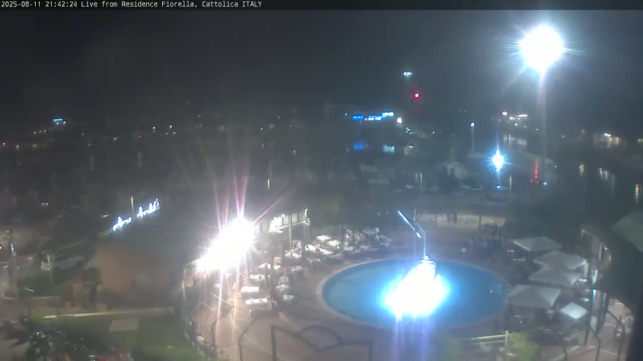 Cattolica Piazza del Porto Square & Yatch Club Marina of Cattolica Live Cam - Rimini, Emilia-Romagna, Italy 
