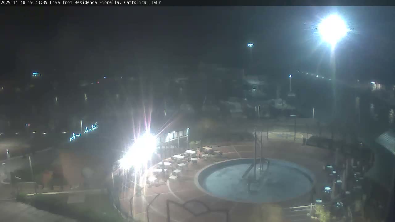 Cattolica Piazza del Porto Square & Yatch Club Marina of Cattolica Live Cam - Rimini, Emilia-Romagna, Italy 