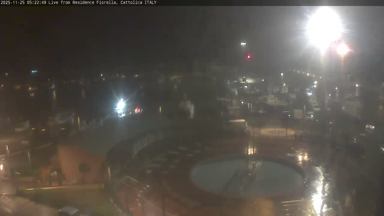 Cattolica Piazza del Porto Square & Yatch Club Marina of Cattolica Live Cam - Rimini, Emilia-Romagna, Italy 