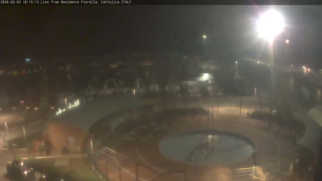Cattolica Piazza del Porto Square & Yatch Club Marina of Cattolica Live Cam - Rimini, Emilia-Romagna, Italy 