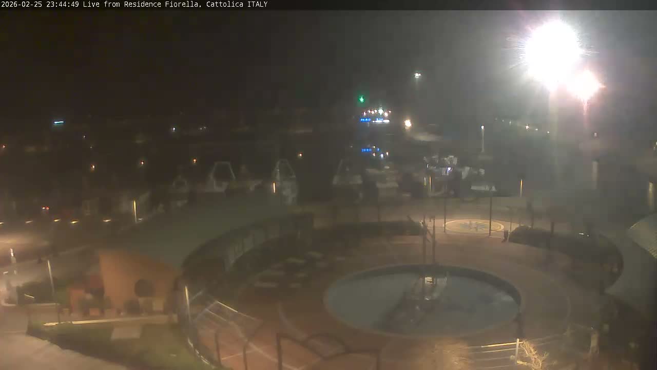 Cattolica Piazza del Porto Square & Yatch Club Marina of Cattolica Live Cam - Rimini, Emilia-Romagna, Italy 