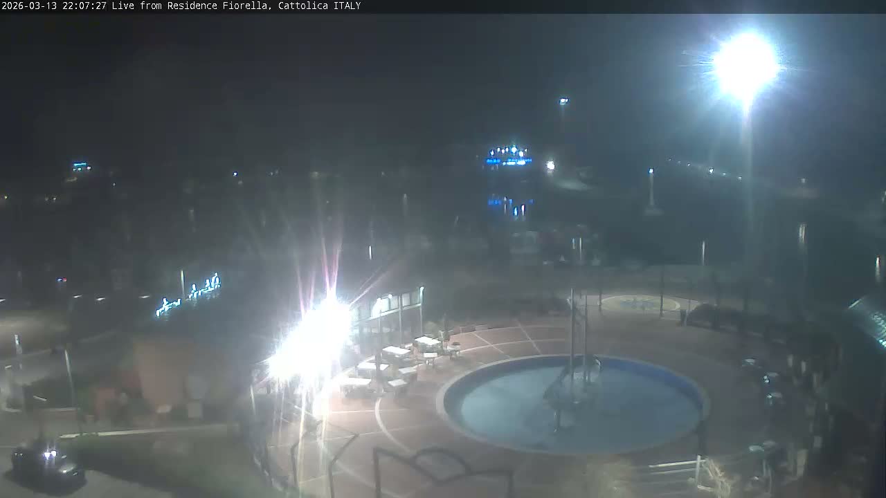 Cattolica Piazza del Porto Square & Yatch Club Marina of Cattolica Live Cam - Rimini, Emilia-Romagna, Italy 