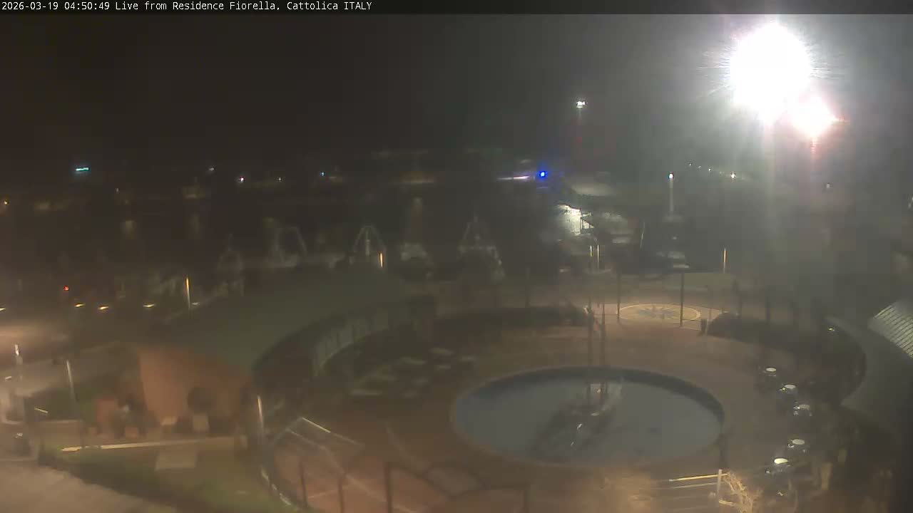Cattolica Piazza del Porto Square & Yatch Club Marina of Cattolica Live Cam - Rimini, Emilia-Romagna, Italy 