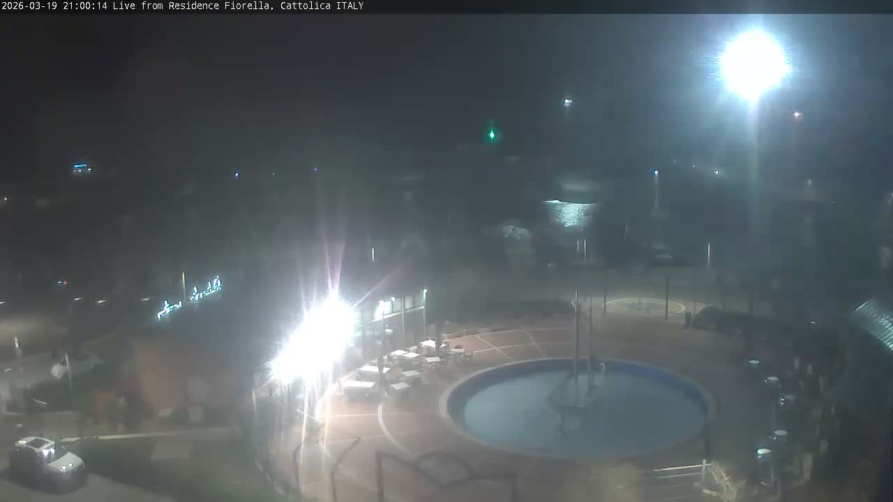 Cattolica Piazza del Porto Square & Yatch Club Marina of Cattolica Live Cam - Rimini, Emilia-Romagna, Italy 