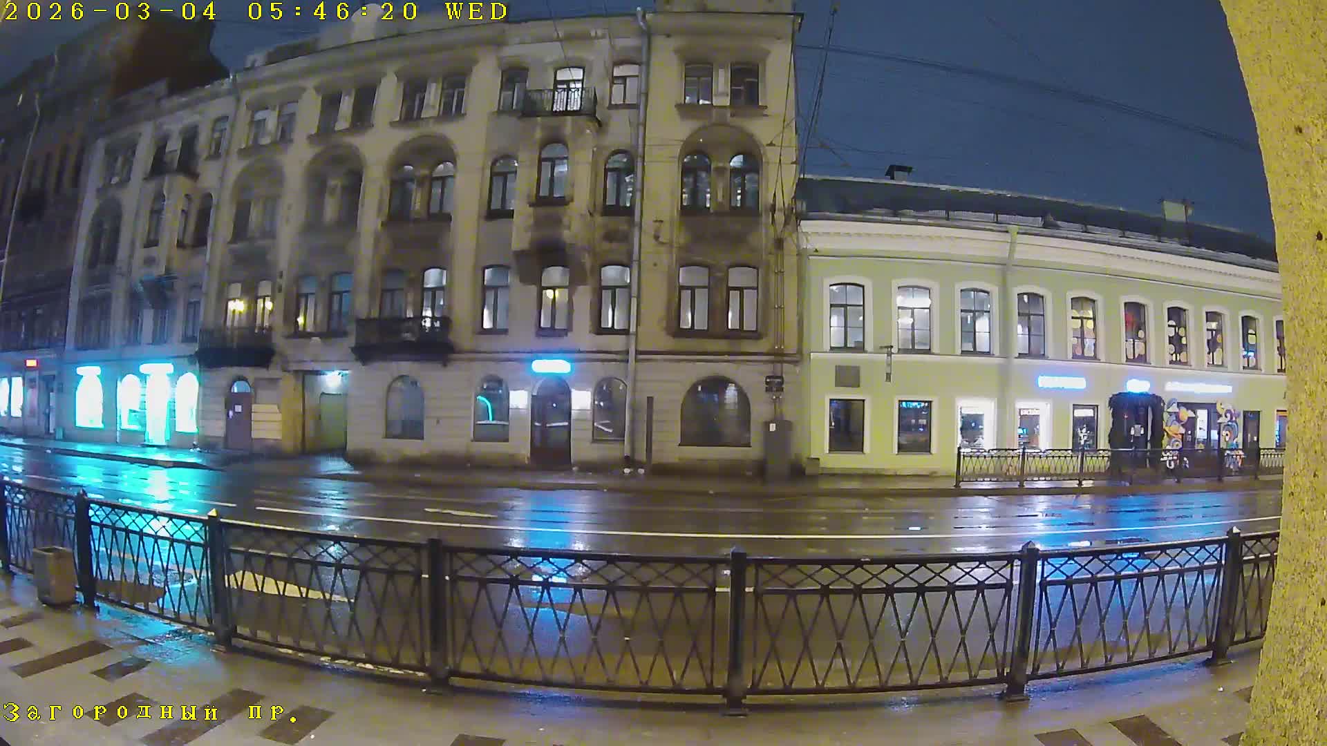 St. Petersburg, Nevskiy Avenue Live Cam - Dvortsovy, Tsentralny, Saint Petersburg, Northwestern (Severo-Zapadnyy), Russia