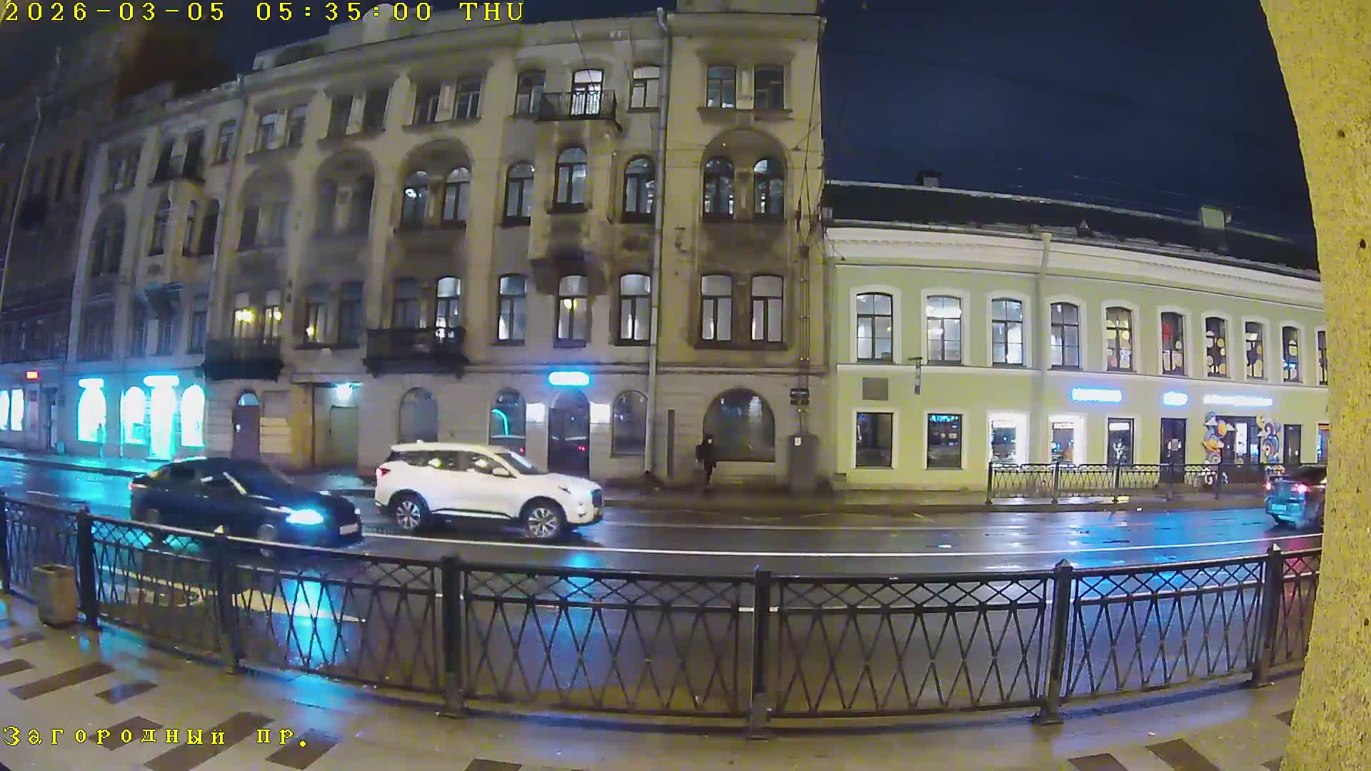 St. Petersburg, Nevskiy Avenue Live Cam - Dvortsovy, Tsentralny, Saint Petersburg, Northwestern (Severo-Zapadnyy), Russia