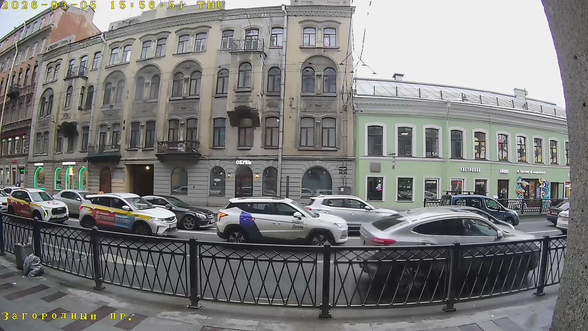 St. Petersburg, Nevskiy Avenue Live Cam - Dvortsovy, Tsentralny, Saint Petersburg, Northwestern (Severo-Zapadnyy), Russia