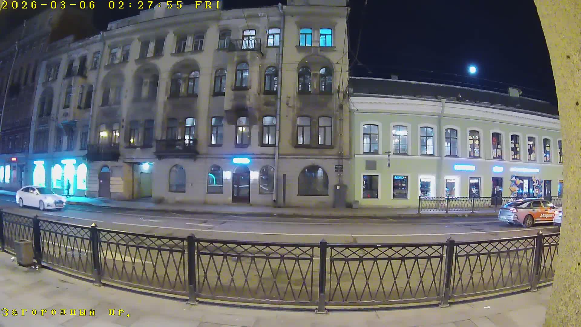 St. Petersburg, Nevskiy Avenue Live Cam - Dvortsovy, Tsentralny, Saint Petersburg, Northwestern (Severo-Zapadnyy), Russia