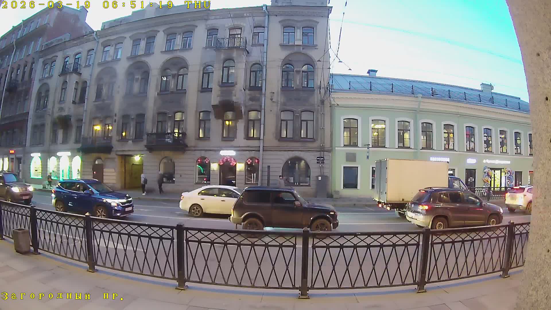 St. Petersburg, Nevskiy Avenue Live Cam - Dvortsovy, Tsentralny, Saint Petersburg, Northwestern (Severo-Zapadnyy), Russia