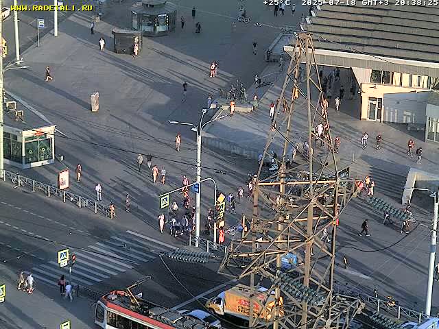 Prospekt KolomyazhskiyXIspytateley Junc. & City Mall & Primorsky Dsct Skyline  Live Cam- Komendantsky Aerodrom, Primorsky, Saint Petersburg, Northwestern (Severo-Zapadnyy), Russia