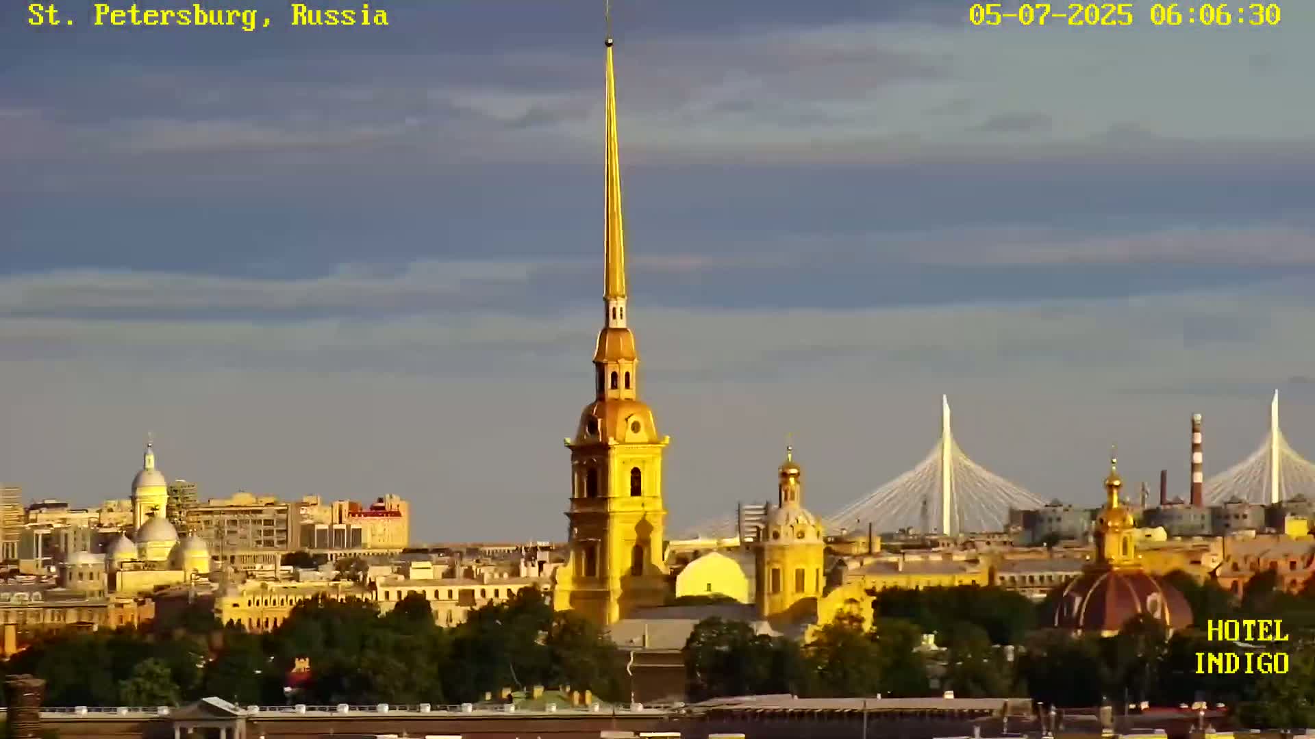 St. Petersburg Panaromic 360 Skyline Live Cam - Liteyny, Tsentralny, Saint Petersburg, Northwestern (Severo-Zapadnyy), Russia