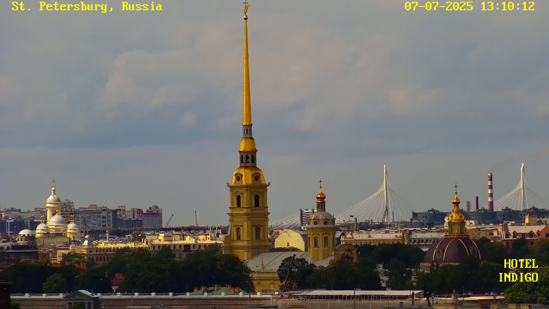 St. Petersburg Panaromic 360 Skyline Live Cam - Liteyny, Tsentralny, Saint Petersburg, Northwestern (Severo-Zapadnyy), Russia