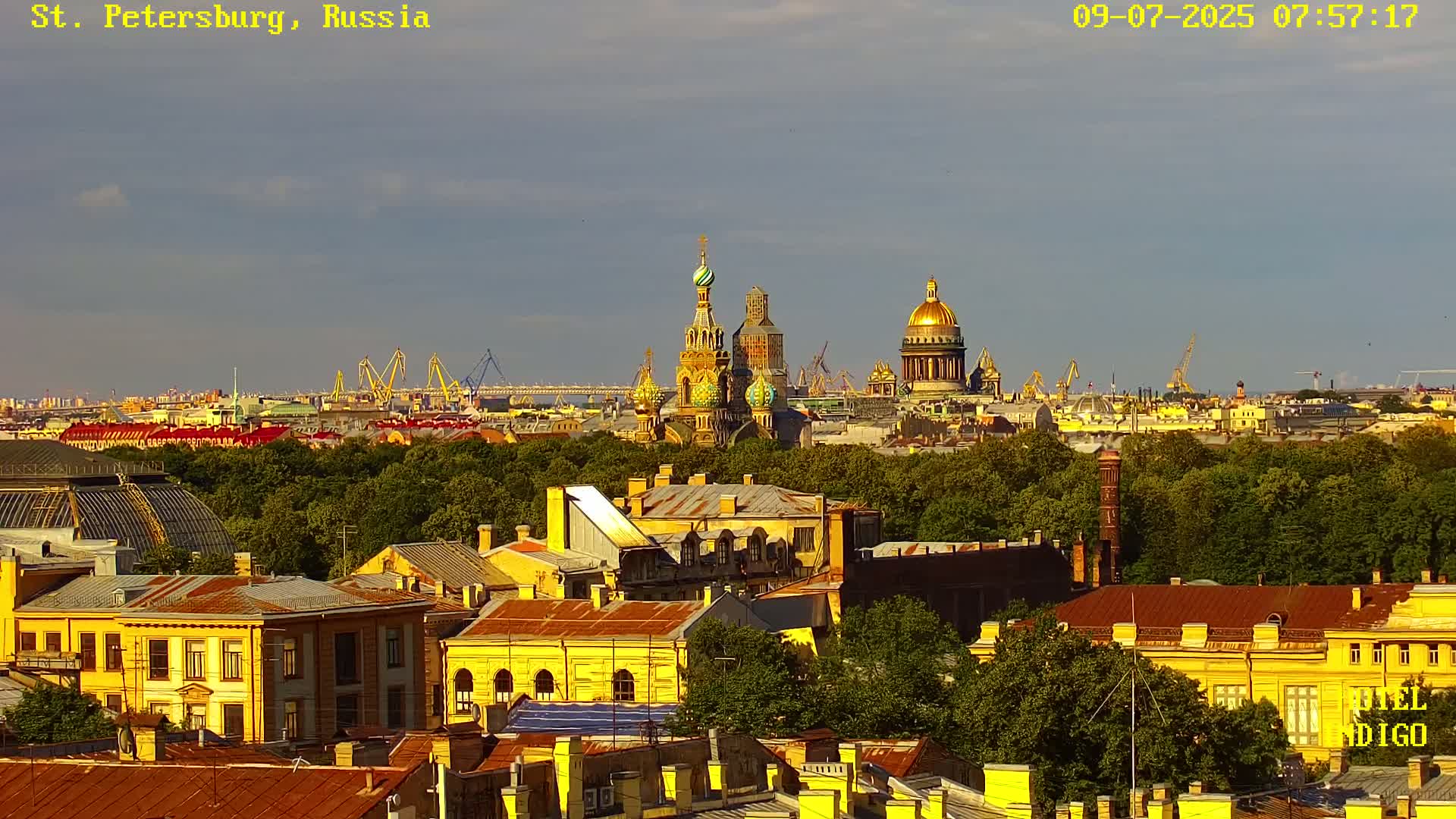 St. Petersburg Panaromic 360 Skyline Live Cam - Liteyny, Tsentralny, Saint Petersburg, Northwestern (Severo-Zapadnyy), Russia