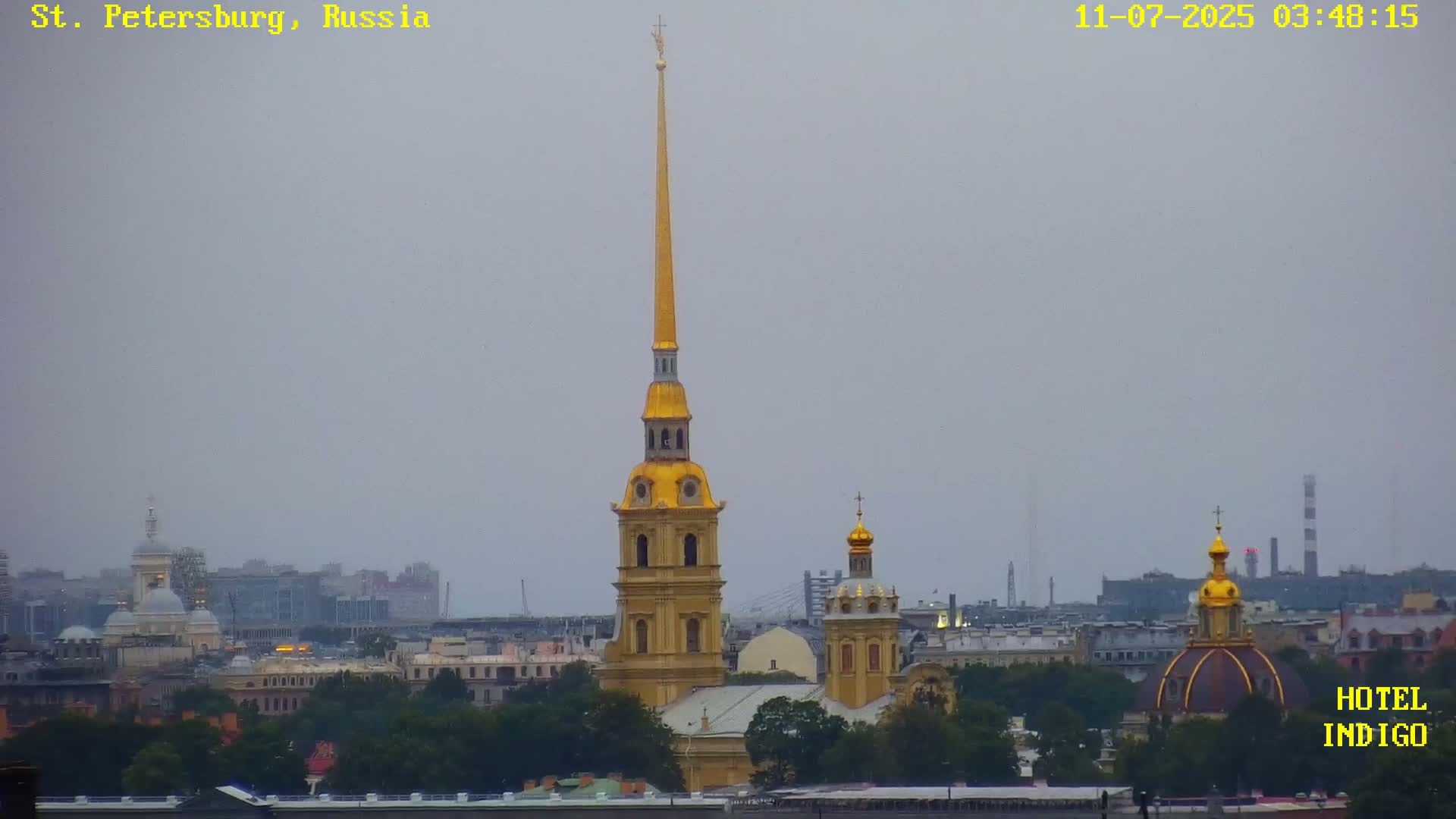 St. Petersburg Panaromic 360 Skyline Live Cam - Liteyny, Tsentralny, Saint Petersburg, Northwestern (Severo-Zapadnyy), Russia