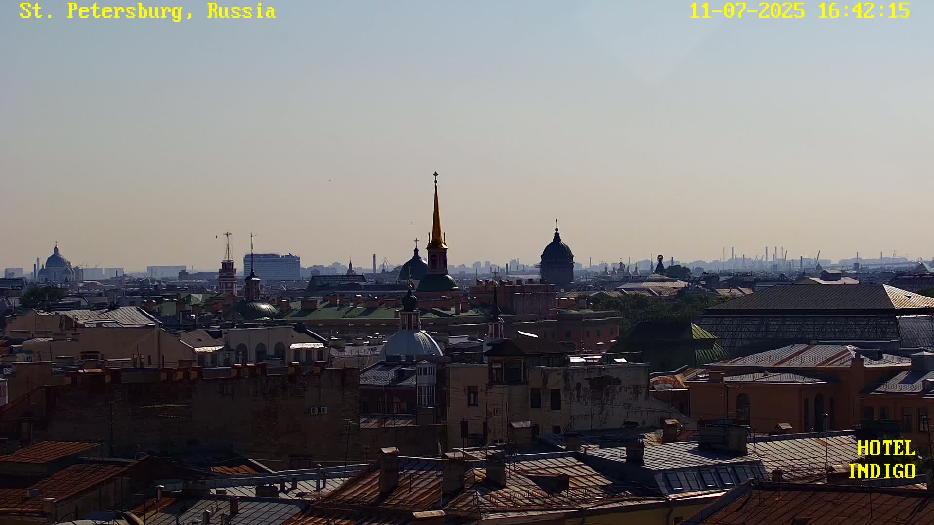 St. Petersburg Panaromic 360 Skyline Live Cam - Liteyny, Tsentralny, Saint Petersburg, Northwestern (Severo-Zapadnyy), Russia