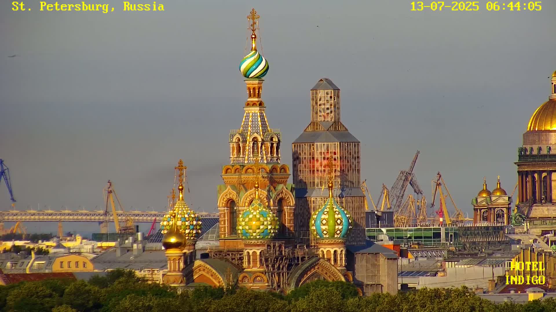 St. Petersburg Panaromic 360 Skyline Live Cam - Liteyny, Tsentralny, Saint Petersburg, Northwestern (Severo-Zapadnyy), Russia