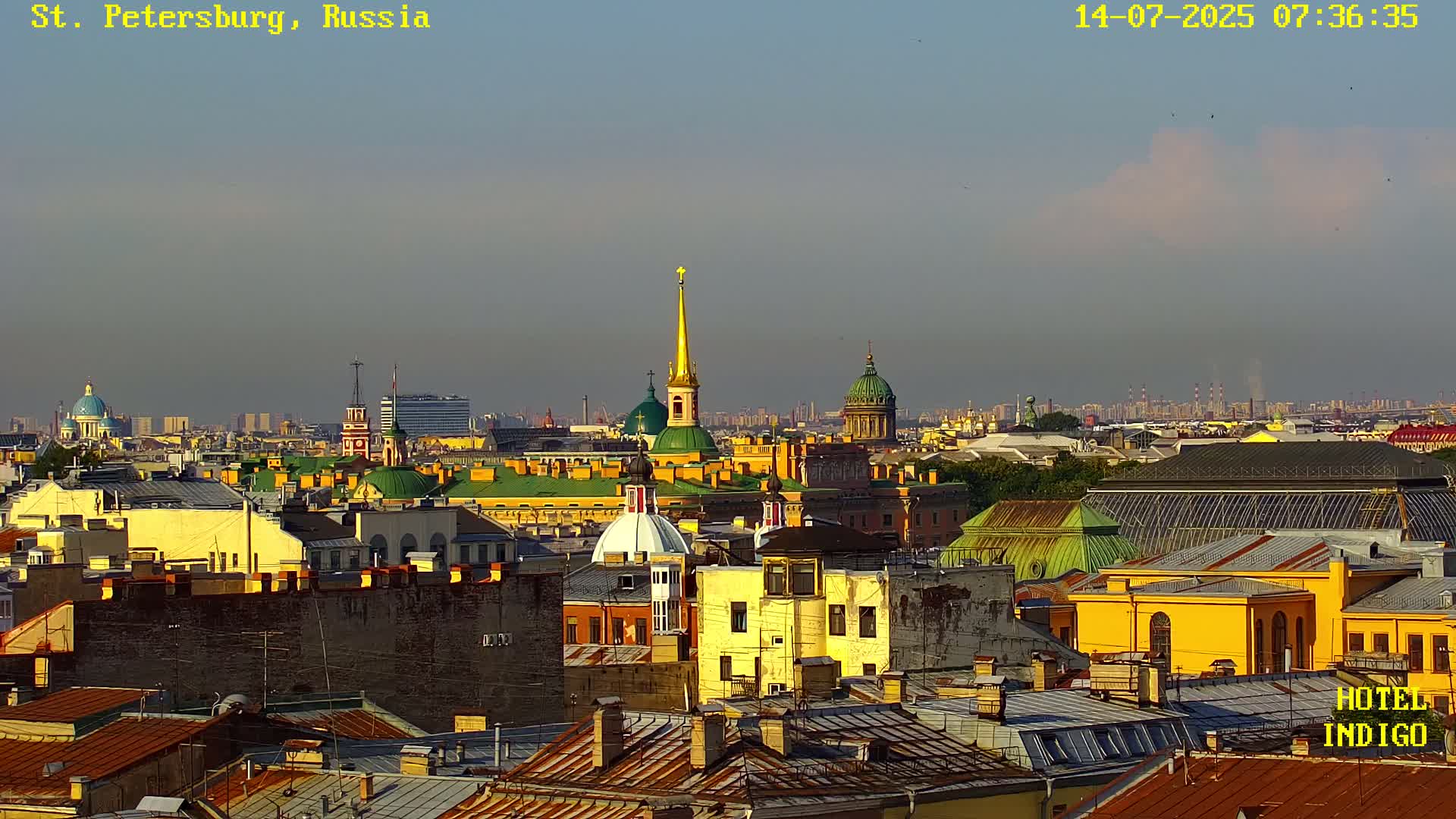 St. Petersburg Panaromic 360 Skyline Live Cam - Liteyny, Tsentralny, Saint Petersburg, Northwestern (Severo-Zapadnyy), Russia