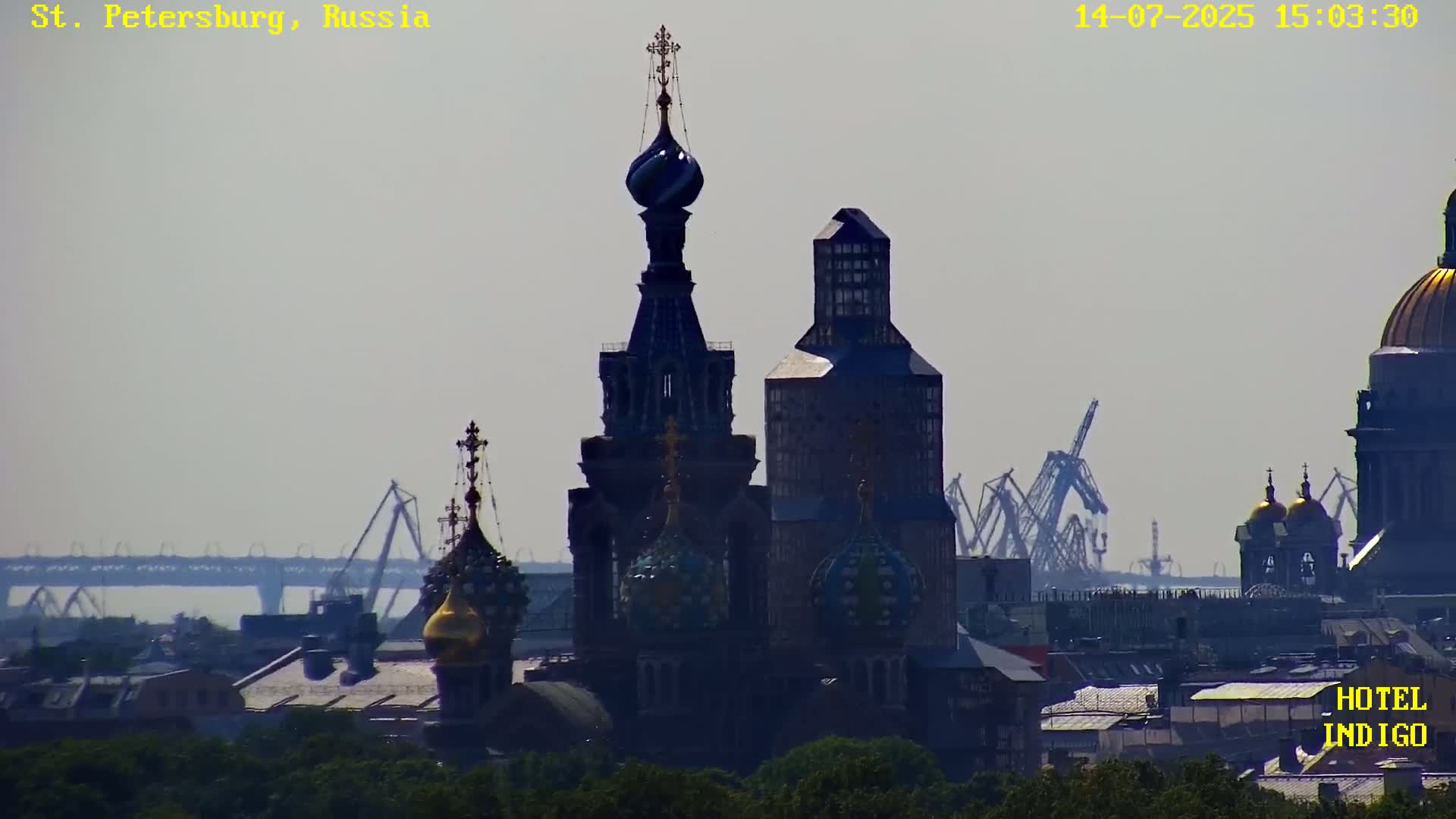 St. Petersburg Panaromic 360 Skyline Live Cam - Liteyny, Tsentralny, Saint Petersburg, Northwestern (Severo-Zapadnyy), Russia