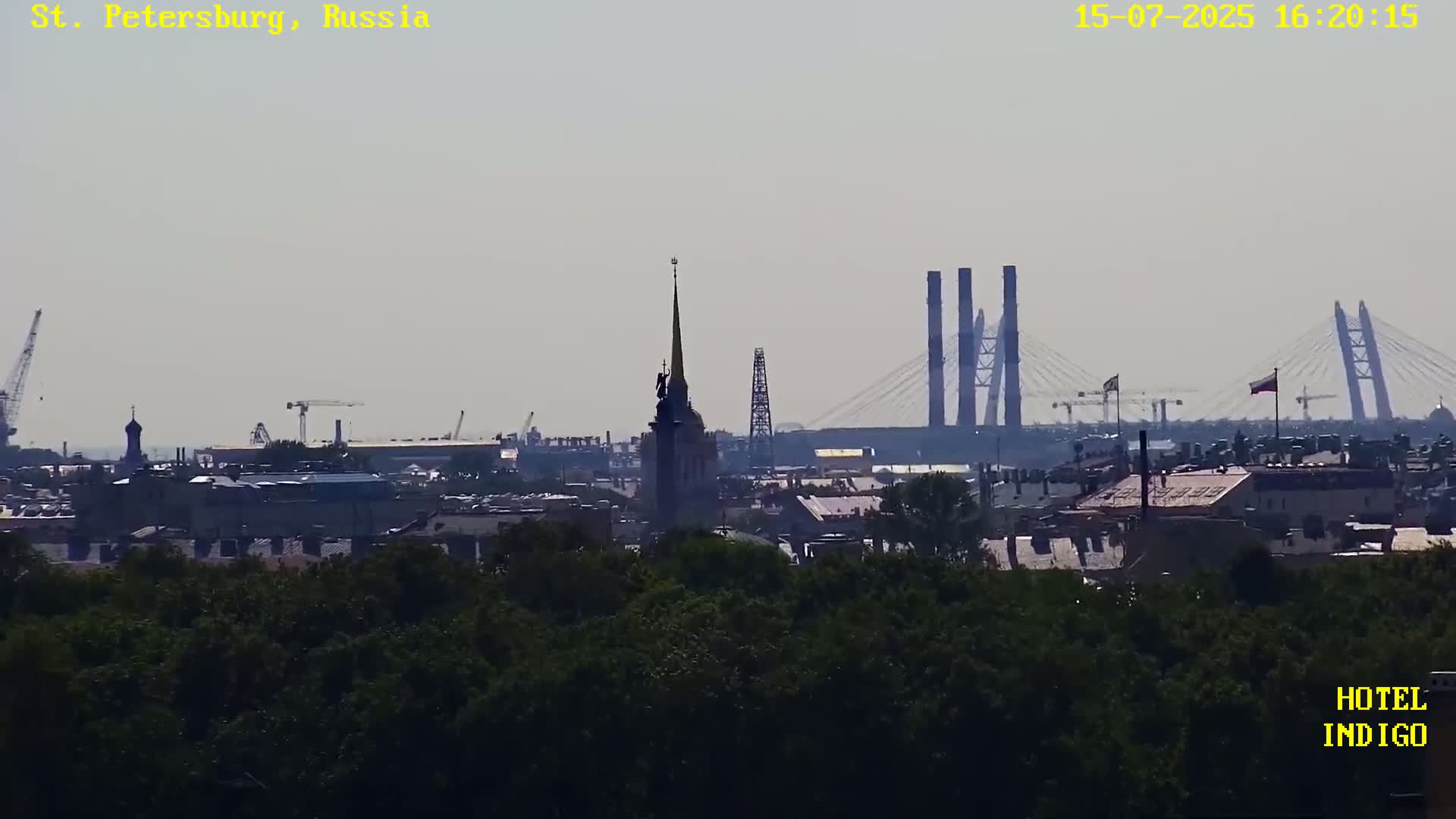 St. Petersburg Panaromic 360 Skyline Live Cam - Liteyny, Tsentralny, Saint Petersburg, Northwestern (Severo-Zapadnyy), Russia
