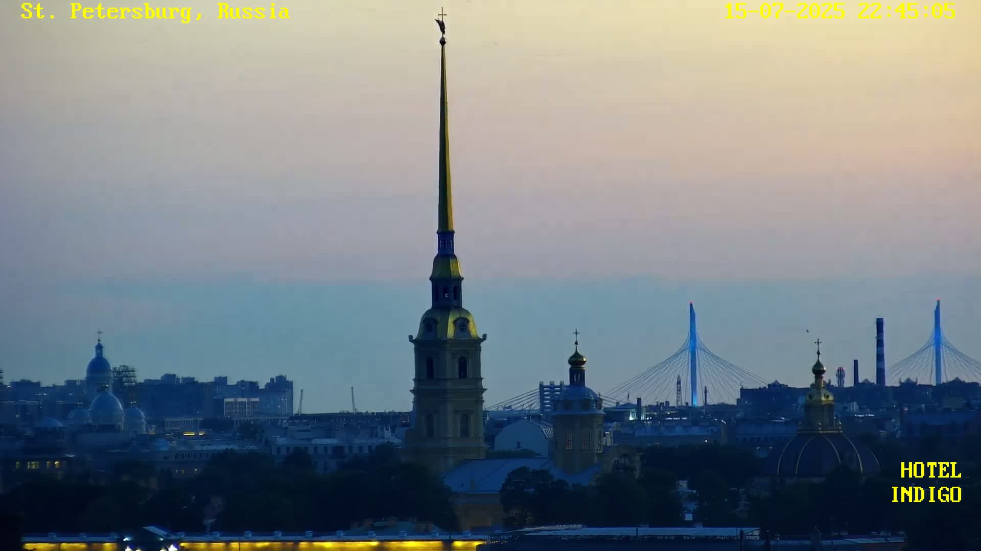 St. Petersburg Panaromic 360 Skyline Live Cam - Liteyny, Tsentralny, Saint Petersburg, Northwestern (Severo-Zapadnyy), Russia