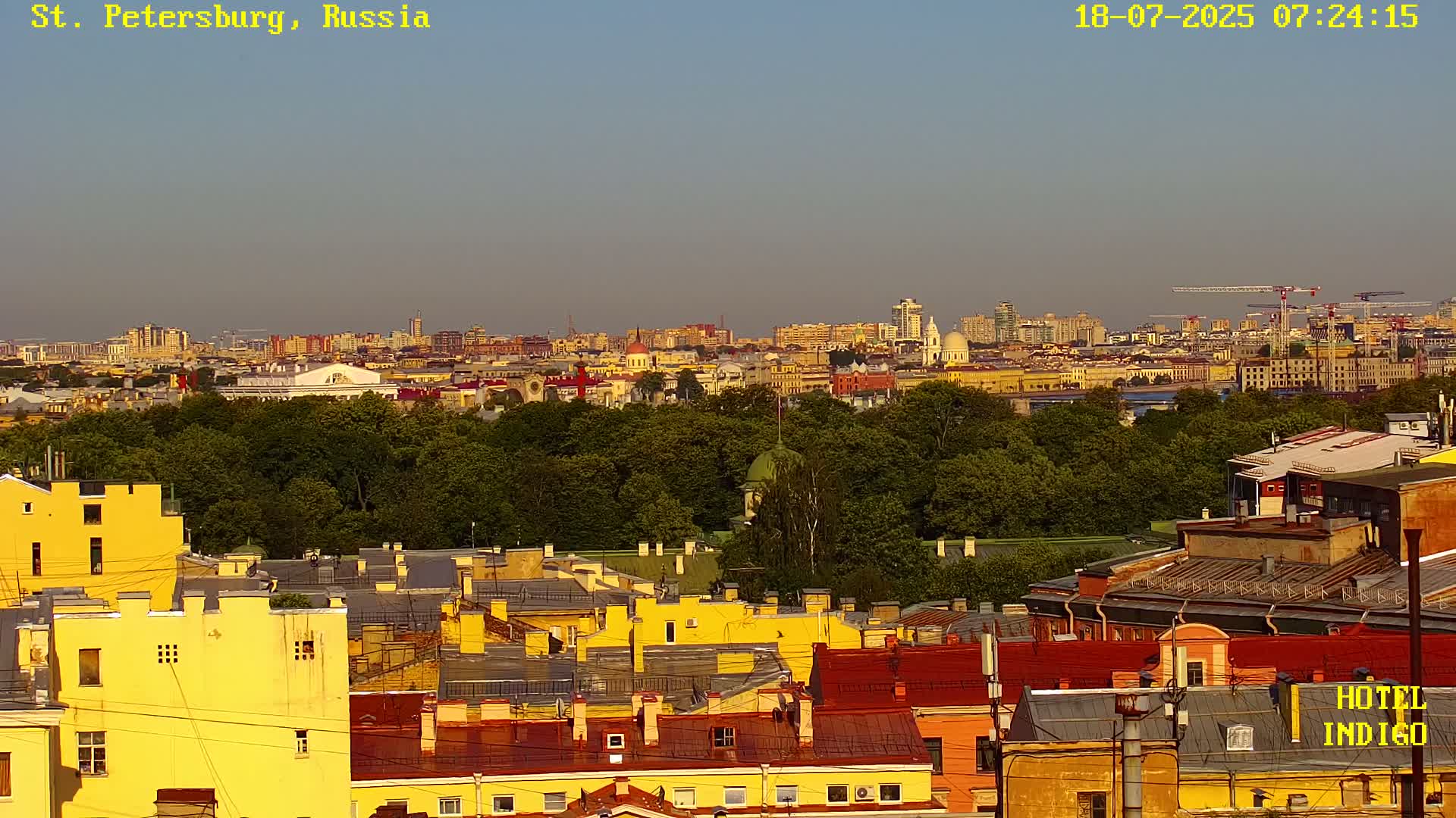 St. Petersburg Panaromic 360 Skyline Live Cam - Liteyny, Tsentralny, Saint Petersburg, Northwestern (Severo-Zapadnyy), Russia