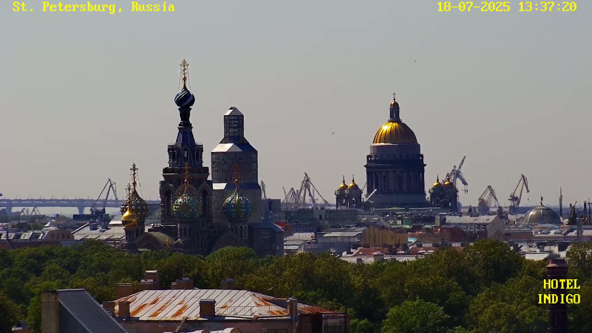 St. Petersburg Panaromic 360 Skyline Live Cam - Liteyny, Tsentralny, Saint Petersburg, Northwestern (Severo-Zapadnyy), Russia