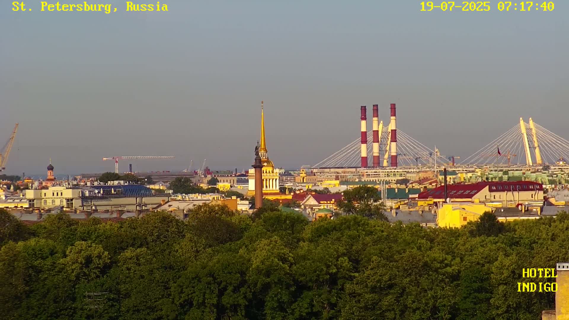 St. Petersburg Panaromic 360 Skyline Live Cam - Liteyny, Tsentralny, Saint Petersburg, Northwestern (Severo-Zapadnyy), Russia
