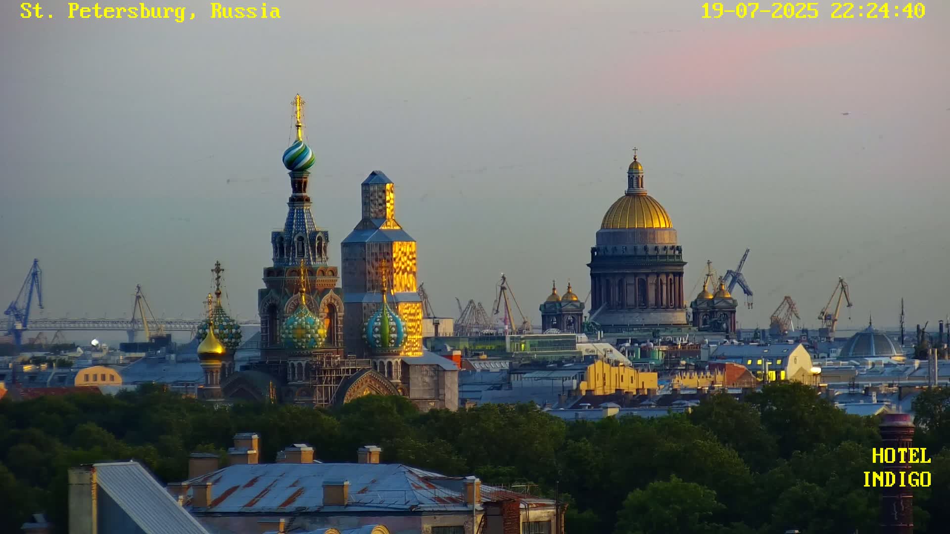 St. Petersburg Panaromic 360 Skyline Live Cam - Liteyny, Tsentralny, Saint Petersburg, Northwestern (Severo-Zapadnyy), Russia