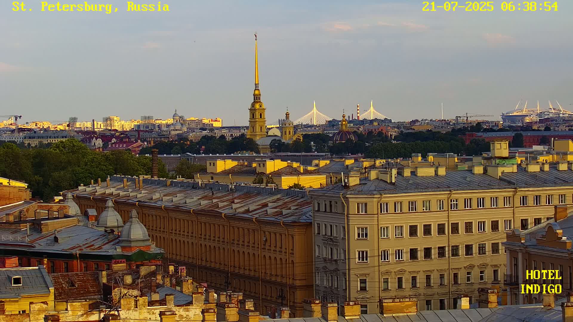St. Petersburg Panaromic 360 Skyline Live Cam - Liteyny, Tsentralny, Saint Petersburg, Northwestern (Severo-Zapadnyy), Russia