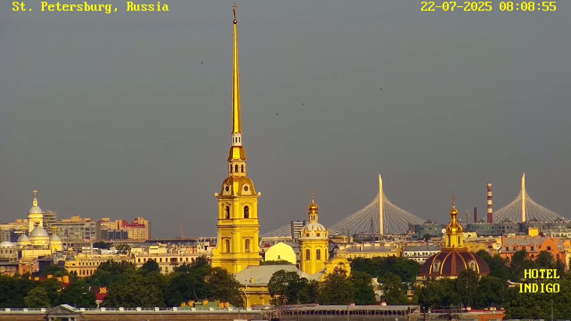 St. Petersburg Panaromic 360 Skyline Live Cam - Liteyny, Tsentralny, Saint Petersburg, Northwestern (Severo-Zapadnyy), Russia