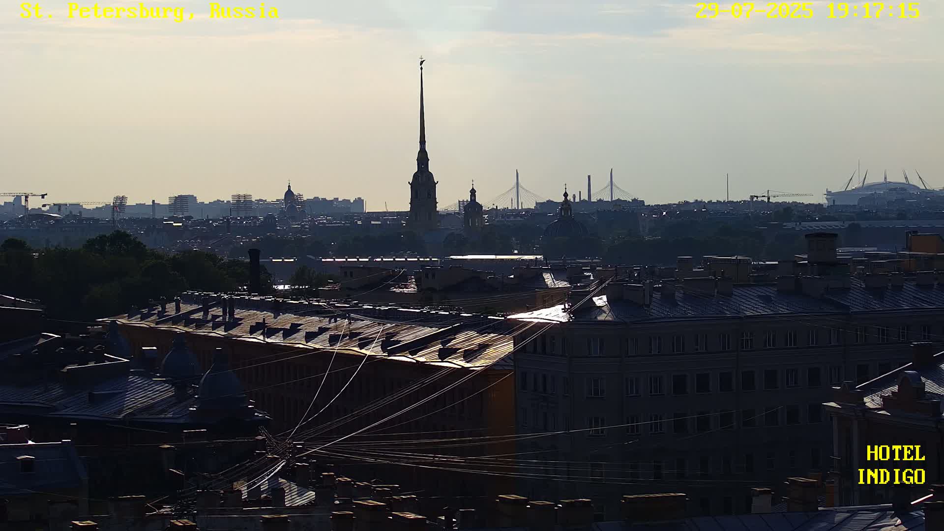 St. Petersburg Panaromic 360 Skyline Live Cam - Liteyny, Tsentralny, Saint Petersburg, Northwestern (Severo-Zapadnyy), Russia