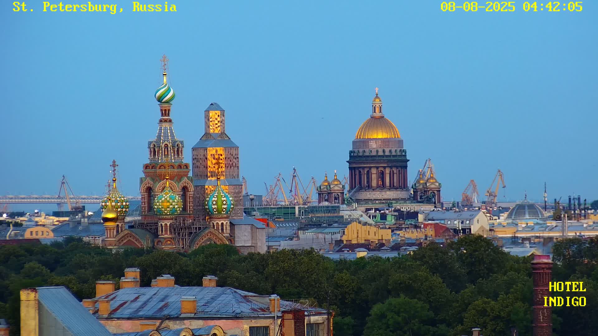 St. Petersburg Panaromic 360 Skyline Live Cam - Liteyny, Tsentralny, Saint Petersburg, Northwestern (Severo-Zapadnyy), Russia