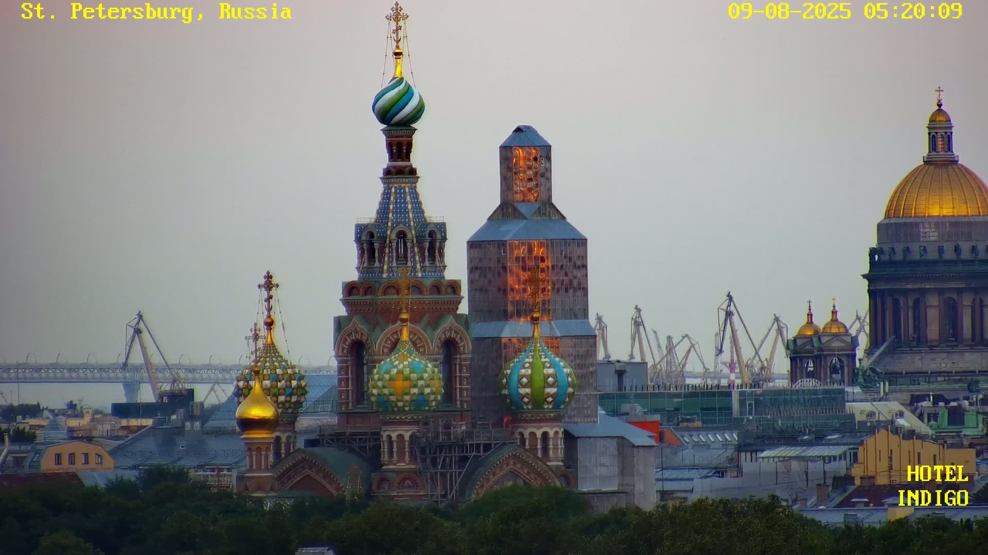 St. Petersburg Panaromic 360 Skyline Live Cam - Liteyny, Tsentralny, Saint Petersburg, Northwestern (Severo-Zapadnyy), Russia