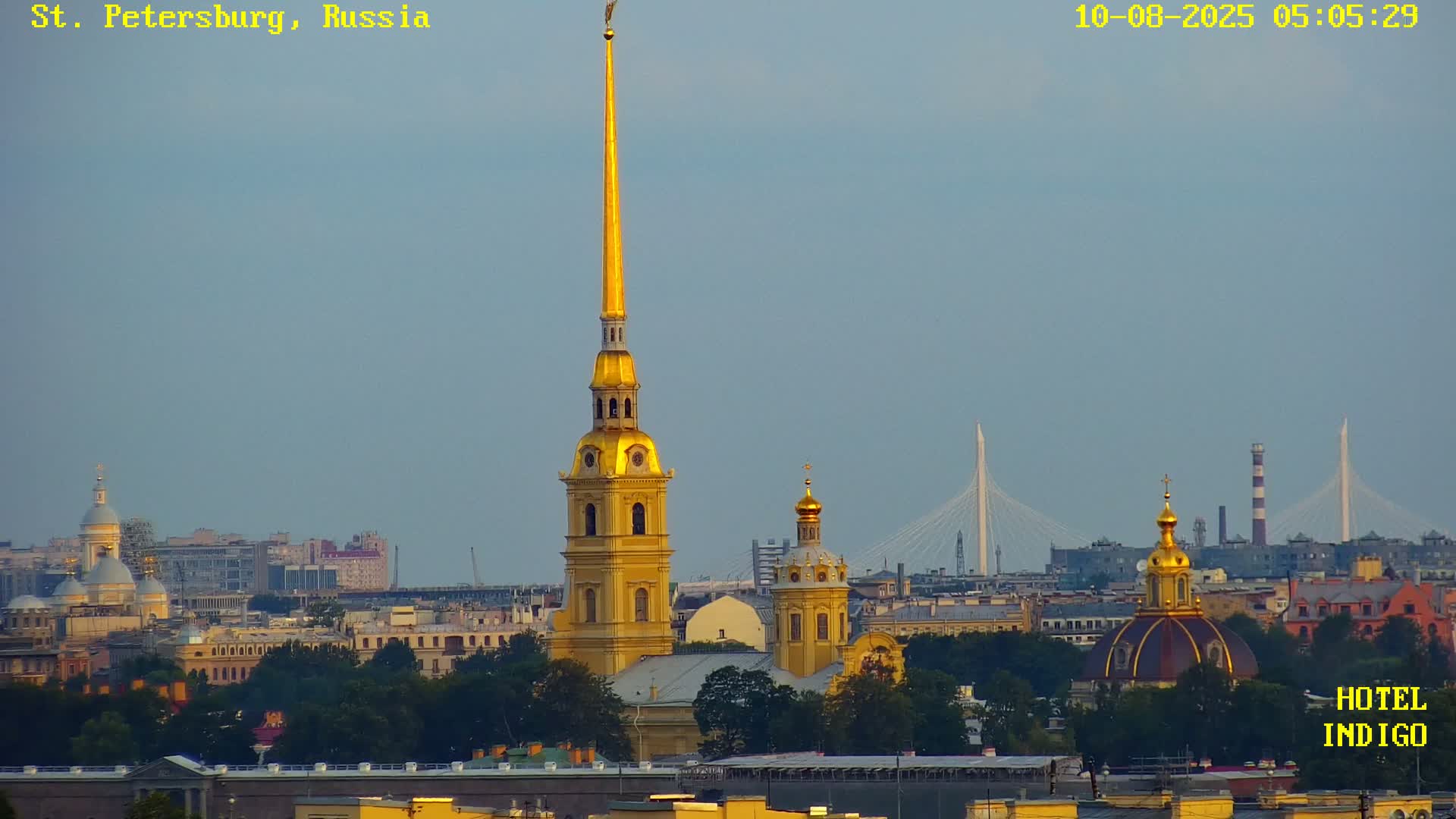 St. Petersburg Panaromic 360 Skyline Live Cam - Liteyny, Tsentralny, Saint Petersburg, Northwestern (Severo-Zapadnyy), Russia