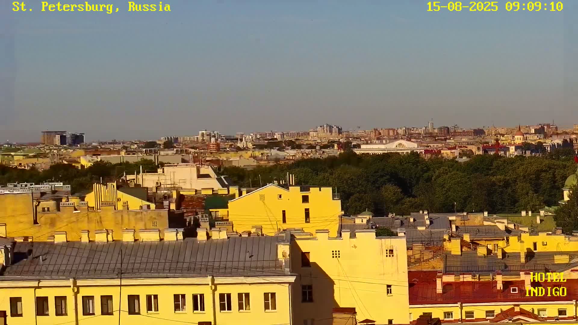 St. Petersburg Panaromic 360 Skyline Live Cam - Liteyny, Tsentralny, Saint Petersburg, Northwestern (Severo-Zapadnyy), Russia