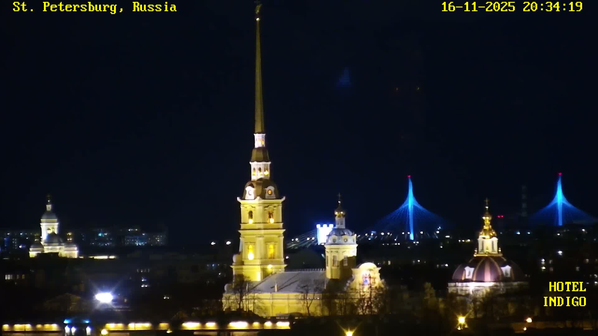 St. Petersburg Panaromic 360 Skyline Live Cam - Liteyny, Tsentralny, Saint Petersburg, Northwestern (Severo-Zapadnyy), Russia