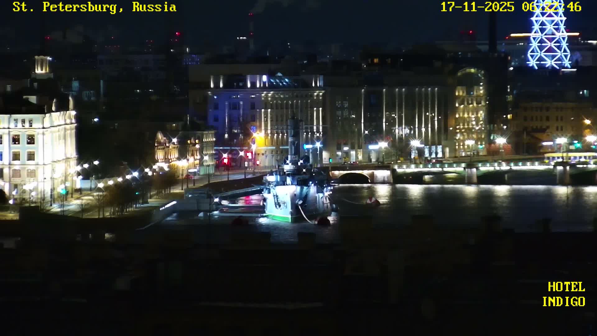 St. Petersburg Panaromic 360 Skyline Live Cam - Liteyny, Tsentralny, Saint Petersburg, Northwestern (Severo-Zapadnyy), Russia