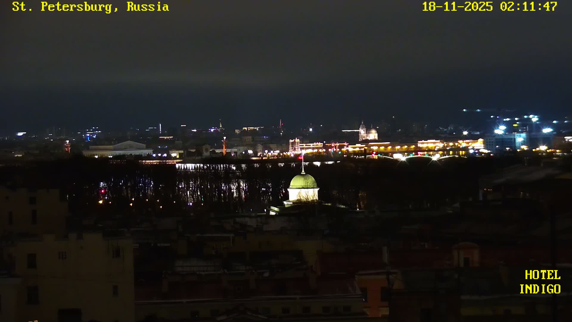 St. Petersburg Panaromic 360 Skyline Live Cam - Liteyny, Tsentralny, Saint Petersburg, Northwestern (Severo-Zapadnyy), Russia