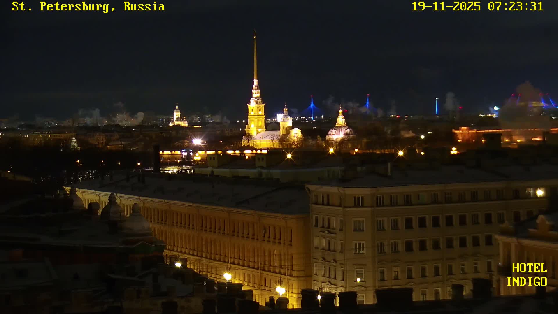 St. Petersburg Panaromic 360 Skyline Live Cam - Liteyny, Tsentralny, Saint Petersburg, Northwestern (Severo-Zapadnyy), Russia