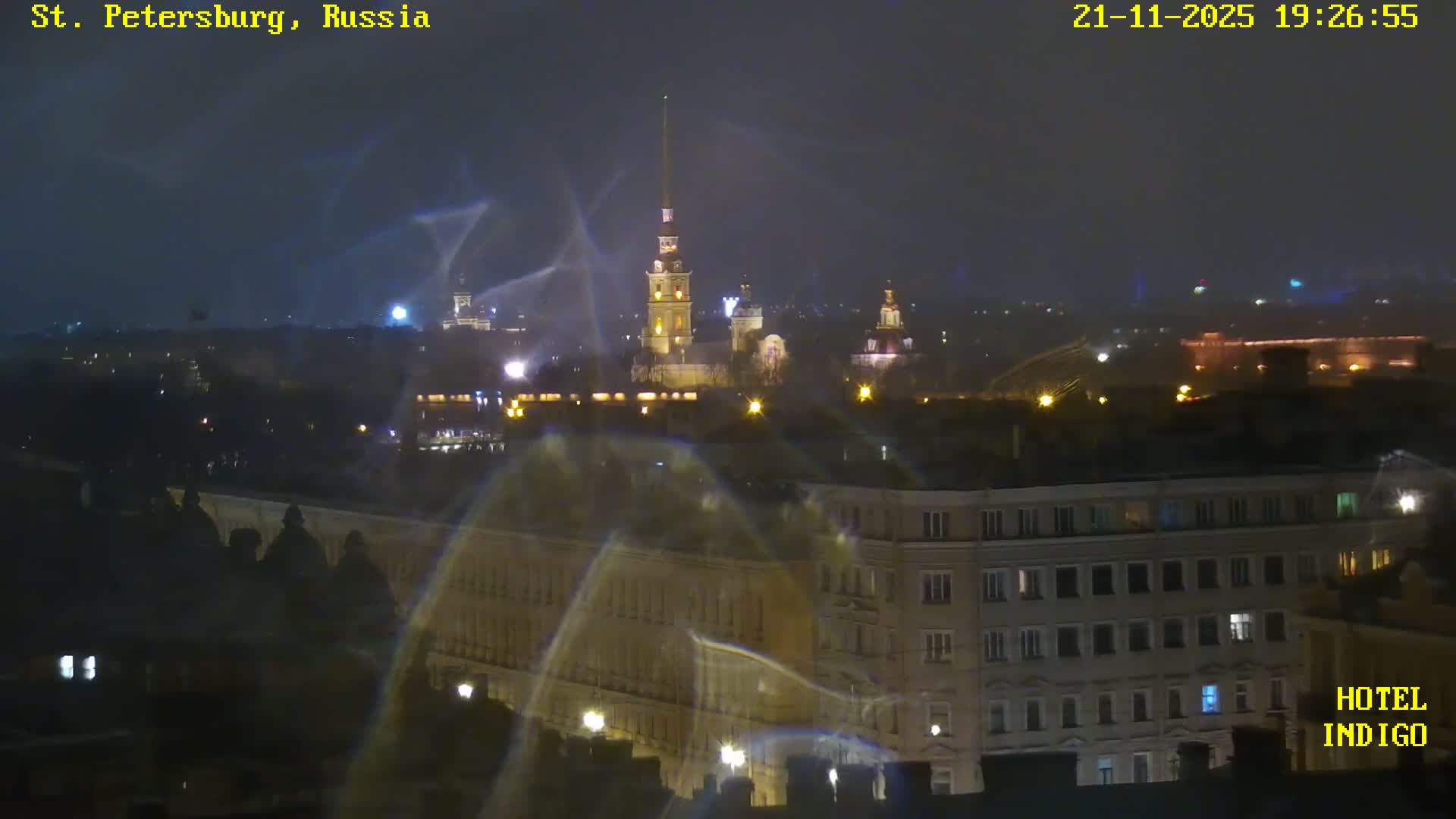 St. Petersburg Panaromic 360 Skyline Live Cam - Liteyny, Tsentralny, Saint Petersburg, Northwestern (Severo-Zapadnyy), Russia