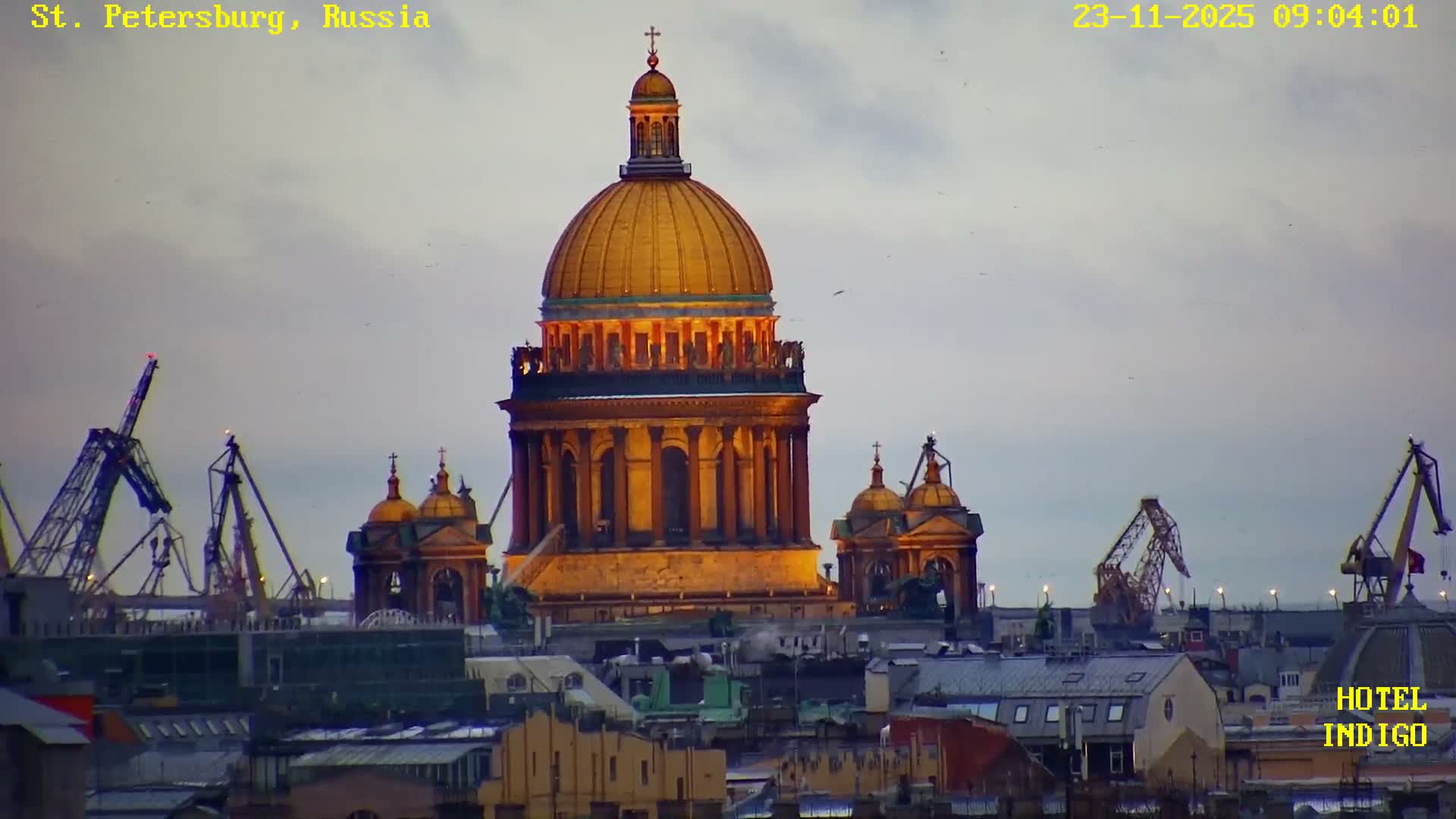 St. Petersburg Panaromic 360 Skyline Live Cam - Liteyny, Tsentralny, Saint Petersburg, Northwestern (Severo-Zapadnyy), Russia