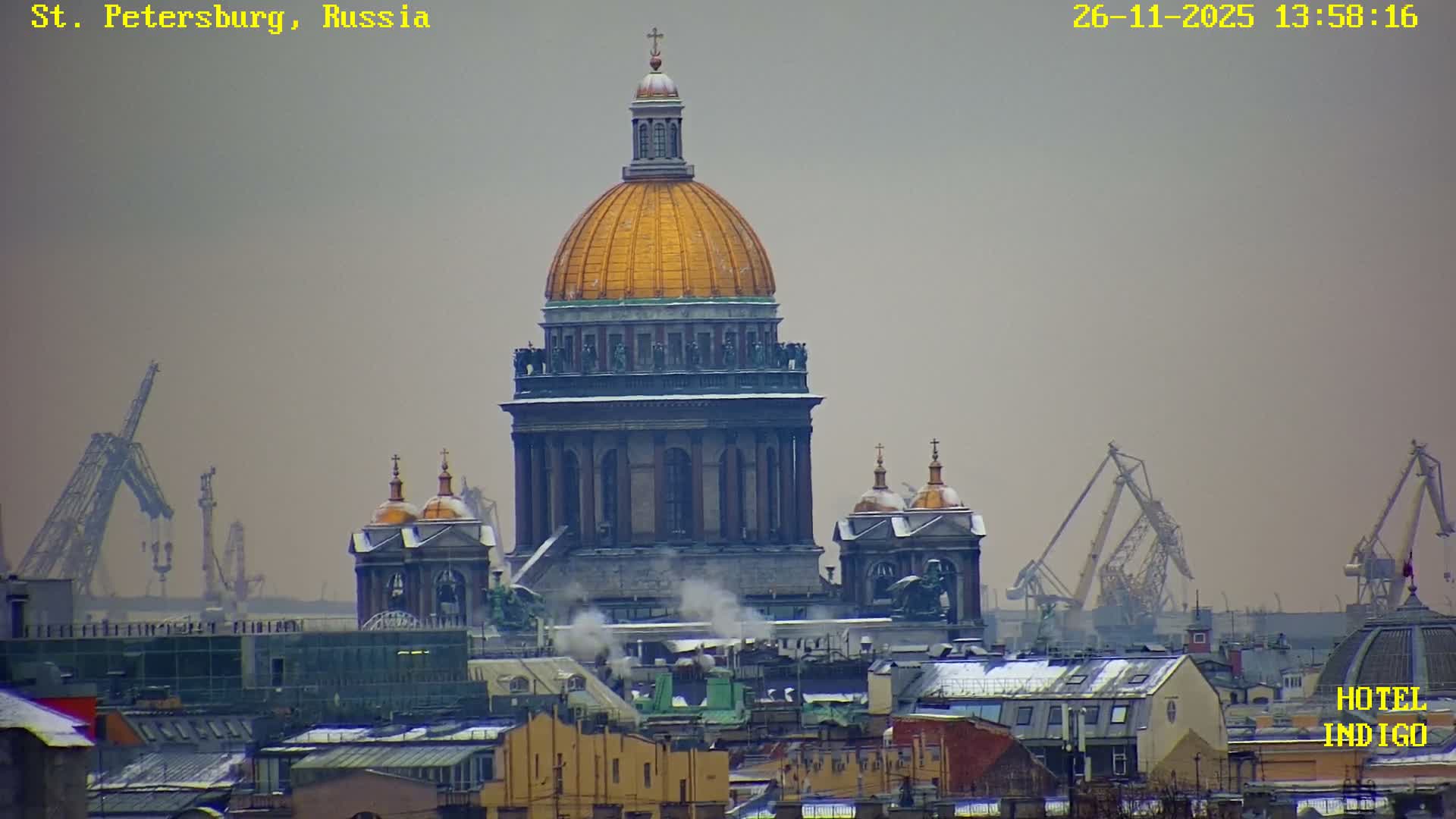 St. Petersburg Panaromic 360 Skyline Live Cam - Liteyny, Tsentralny, Saint Petersburg, Northwestern (Severo-Zapadnyy), Russia