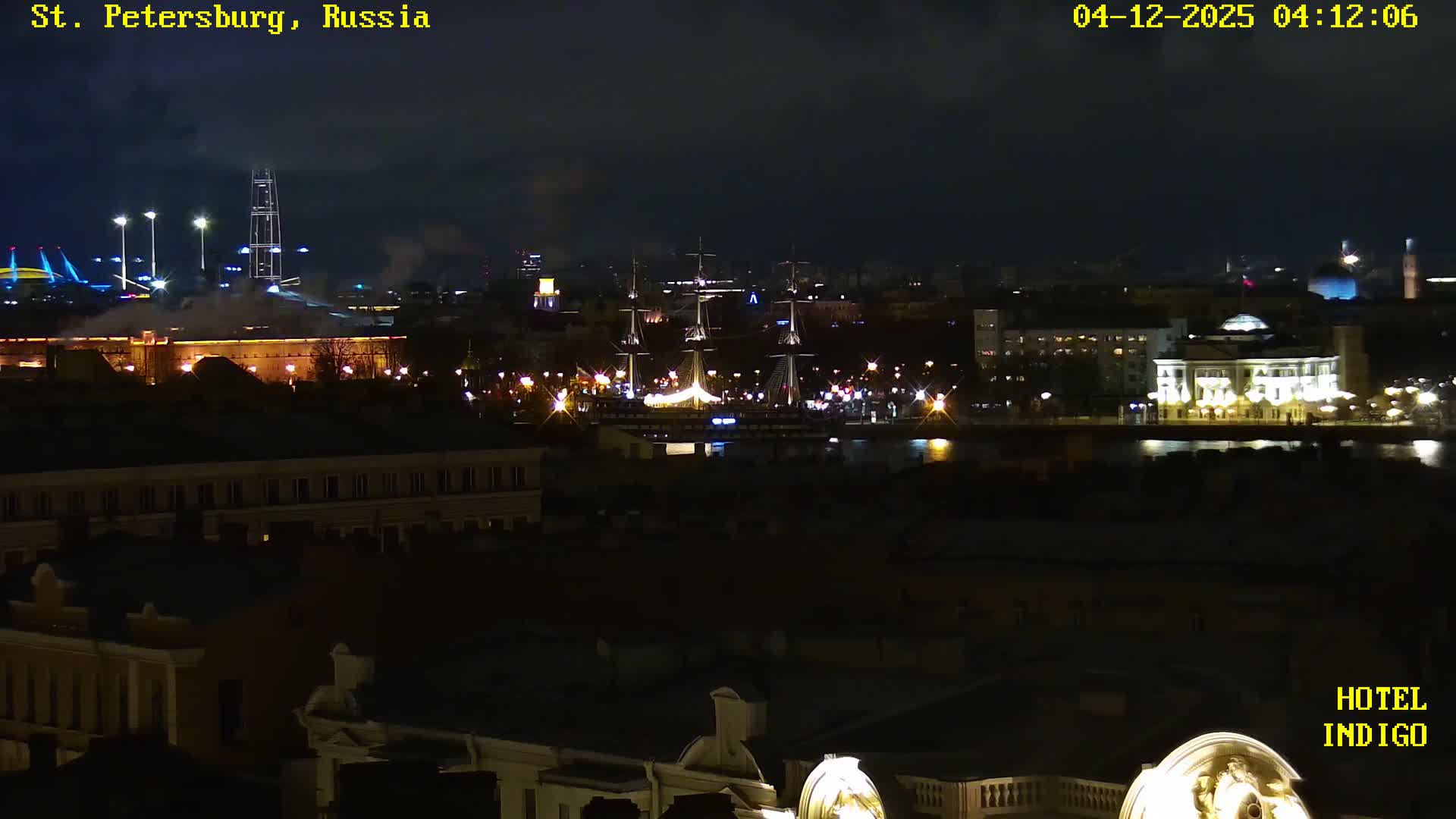 St. Petersburg Panaromic 360 Skyline Live Cam - Liteyny, Tsentralny, Saint Petersburg, Northwestern (Severo-Zapadnyy), Russia