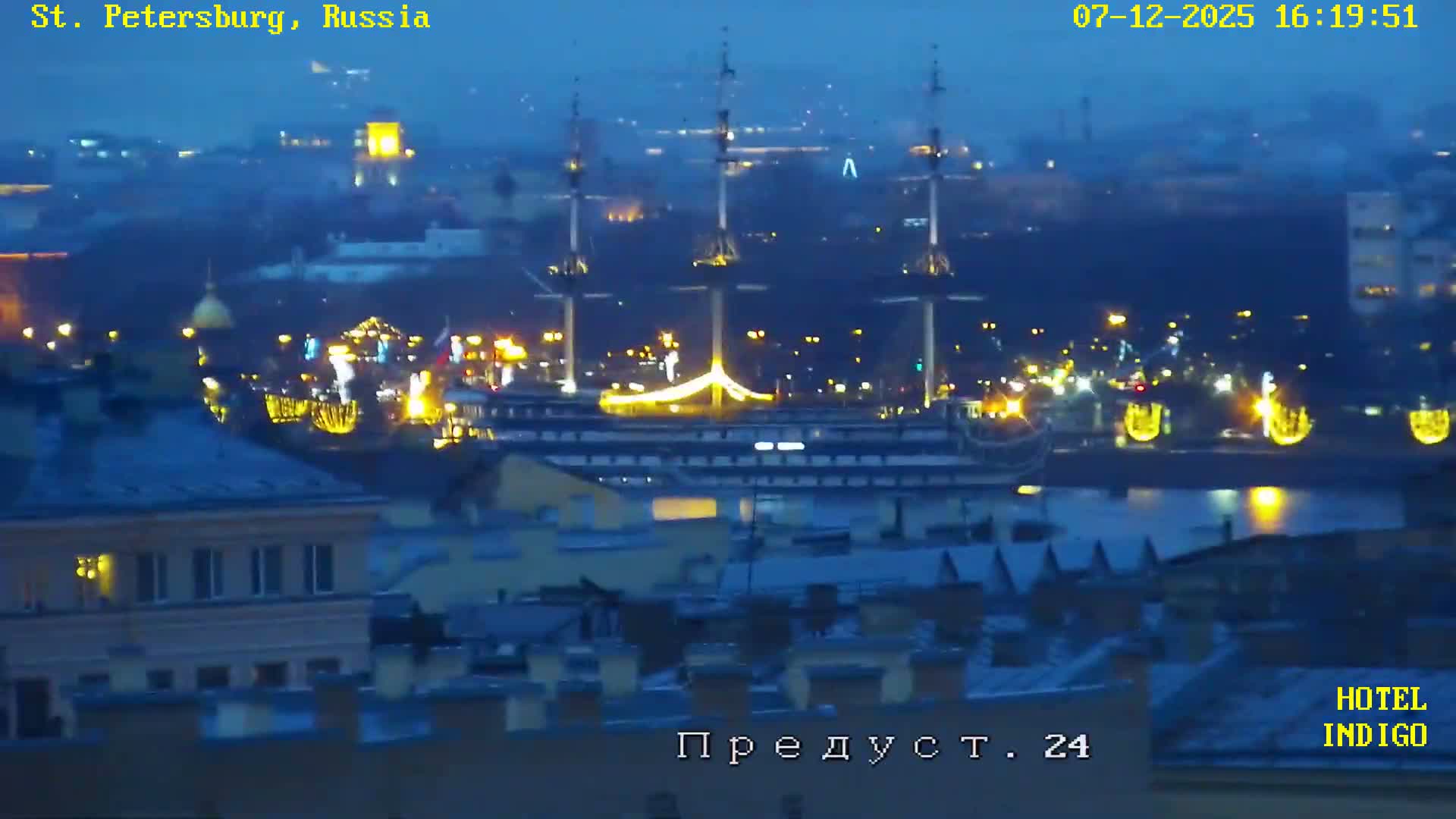 St. Petersburg Panaromic 360 Skyline Live Cam - Liteyny, Tsentralny, Saint Petersburg, Northwestern (Severo-Zapadnyy), Russia