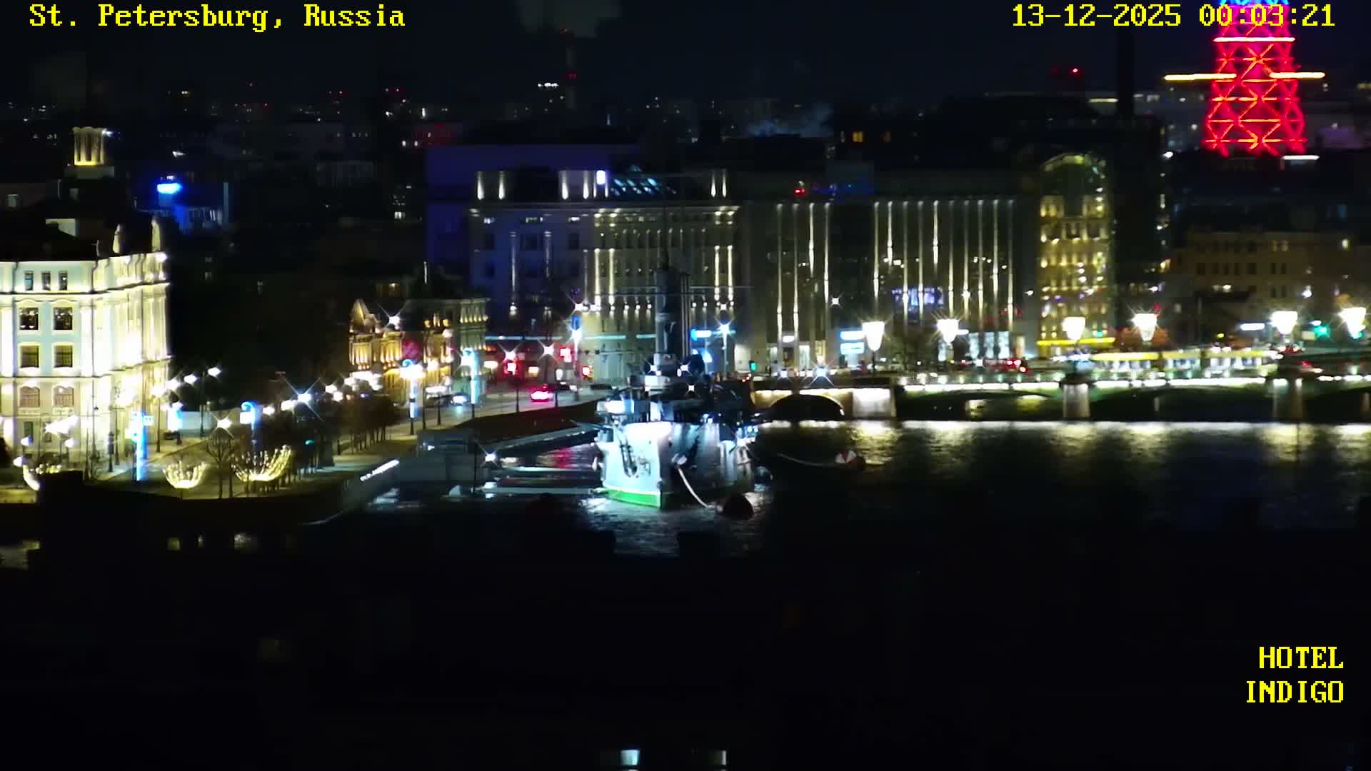 St. Petersburg Panaromic 360 Skyline Live Cam - Liteyny, Tsentralny, Saint Petersburg, Northwestern (Severo-Zapadnyy), Russia