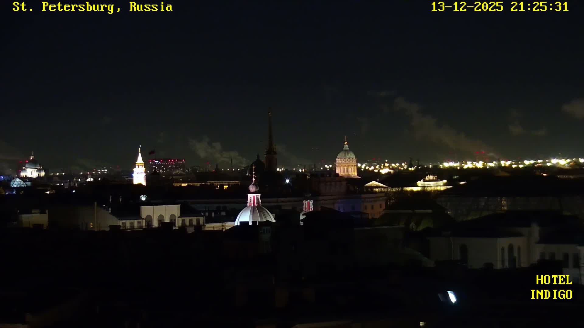 St. Petersburg Panaromic 360 Skyline Live Cam - Liteyny, Tsentralny, Saint Petersburg, Northwestern (Severo-Zapadnyy), Russia