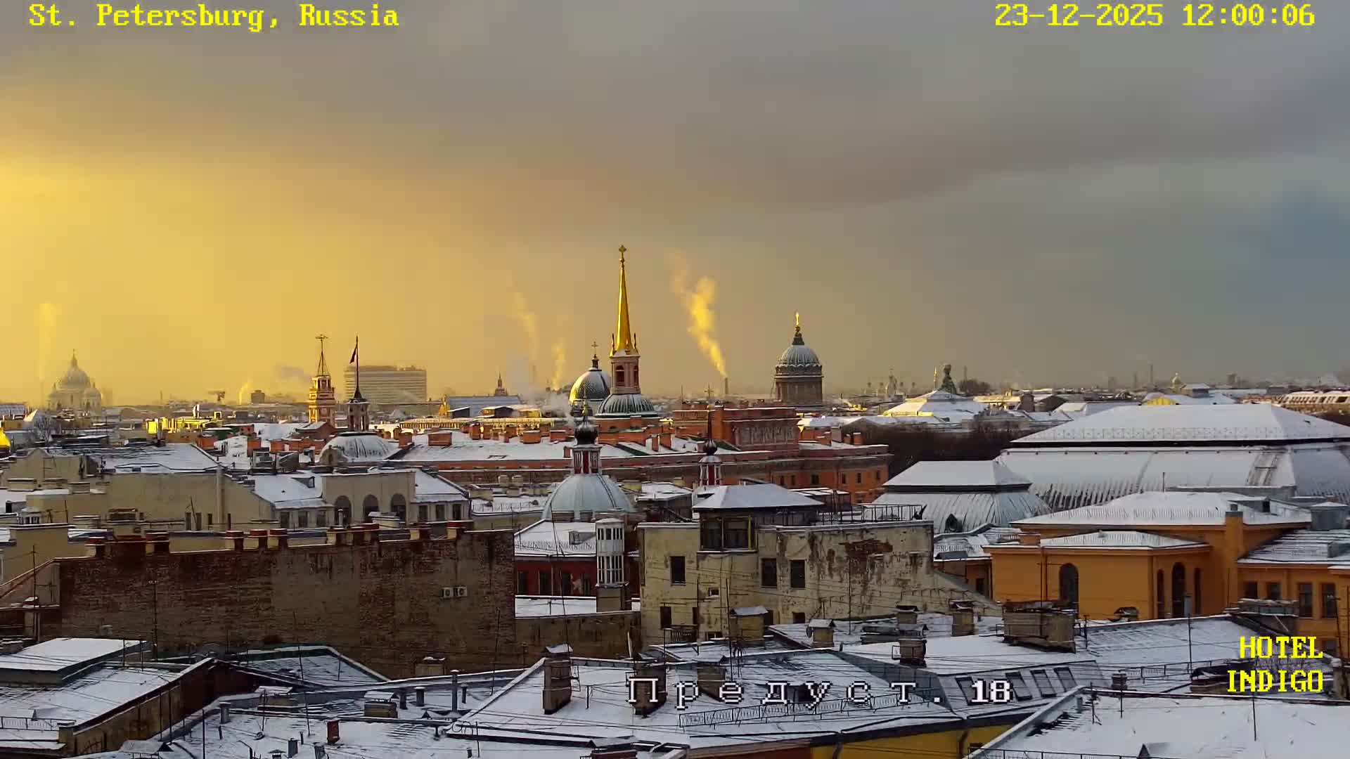 St. Petersburg Panaromic 360 Skyline Live Cam - Liteyny, Tsentralny, Saint Petersburg, Northwestern (Severo-Zapadnyy), Russia