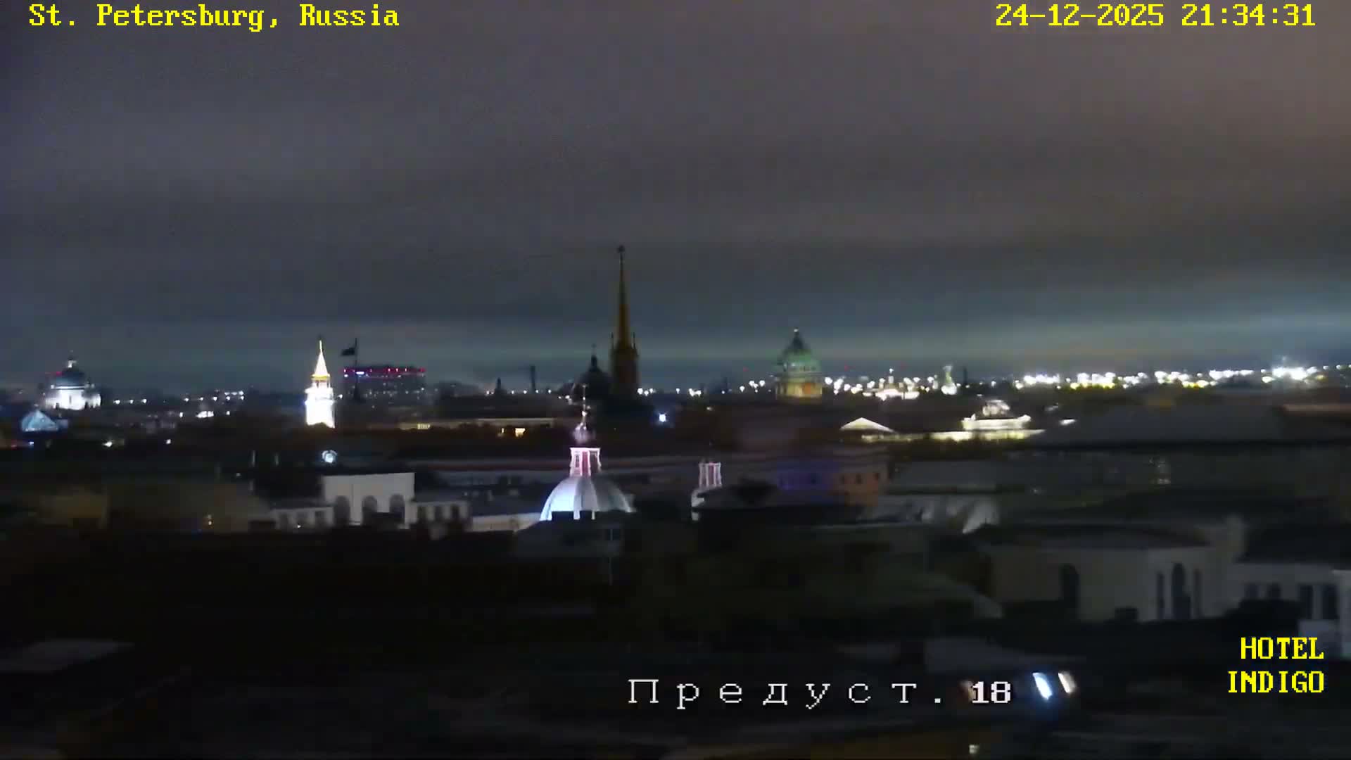 St. Petersburg Panaromic 360 Skyline Live Cam - Liteyny, Tsentralny, Saint Petersburg, Northwestern (Severo-Zapadnyy), Russia