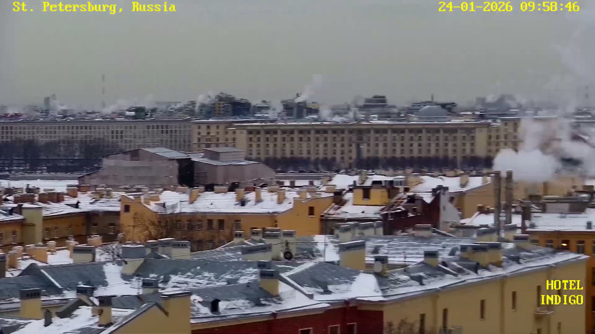 St. Petersburg Panaromic 360 Skyline Live Cam - Liteyny, Tsentralny, Saint Petersburg, Northwestern (Severo-Zapadnyy), Russia